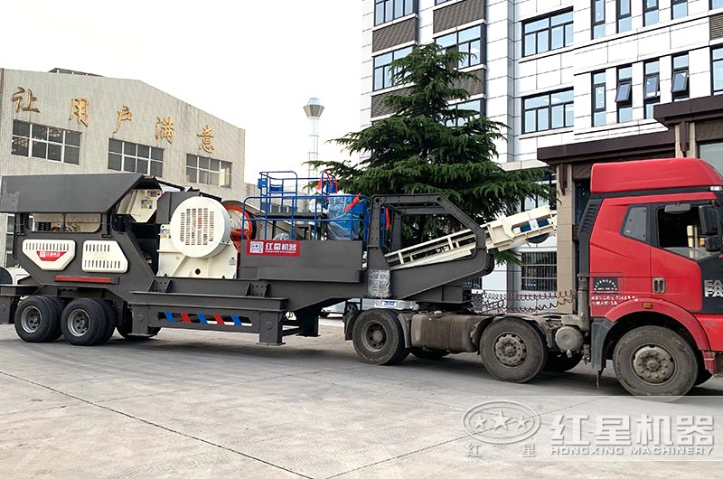 移動(dòng)式建筑垃圾破碎機圖片