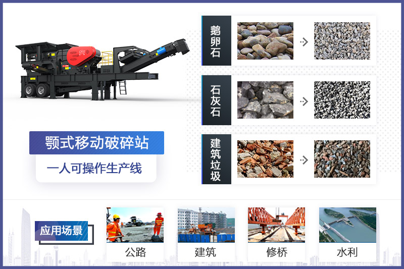 顎式移動(dòng)破碎站應用