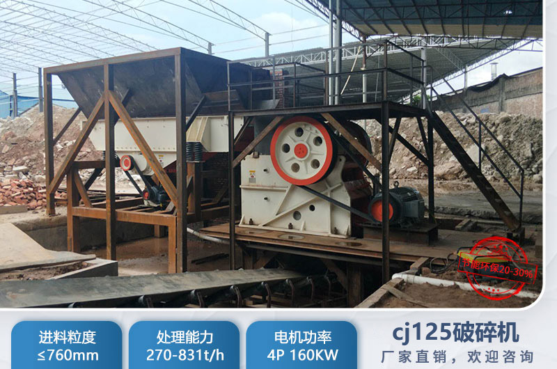 cj125破碎機是多大？參數及價(jià)格