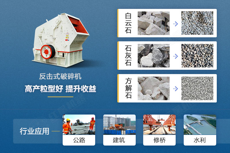 反擊式破碎機應用領(lǐng)域