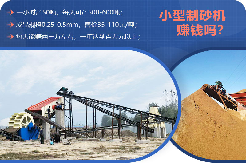 小型制砂機賺錢(qián)嗎？小型制砂機圖片及價(jià)格