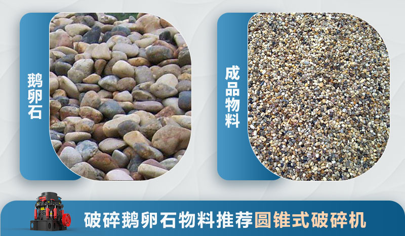 鵝卵石破碎用圓錐破碎機