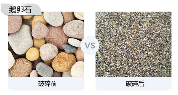 鵝卵石破碎能做石子嗎？會(huì )用到哪些設備？