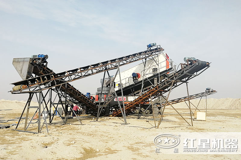 鋼筋混凝土破碎用什么機器？建筑垃圾移動(dòng)破碎站剛剛好