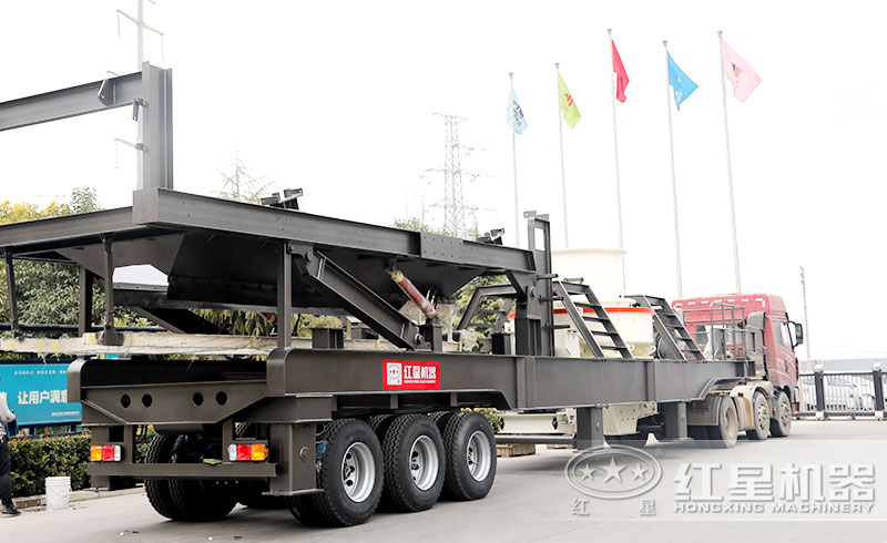 掛上車(chē)頭就走的移動(dòng)制砂機發(fā)貨