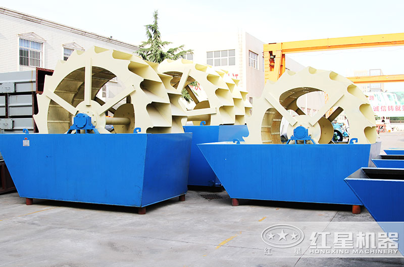 一天能洗3000噸的3020輪斗式洗砂機，以高產(chǎn)威震四方