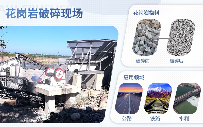 花崗巖破碎用什么機器？配置一套花崗巖破碎設備需要多少錢(qián)?