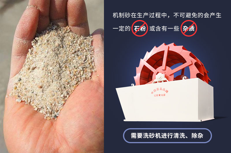 洗砂機可大大提高砂石質(zhì)量，在制砂生產(chǎn)中發(fā)揮著(zhù)巨大作用